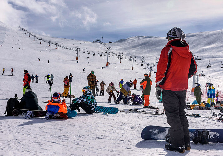 پیست اسکی توچال تهران باز شد